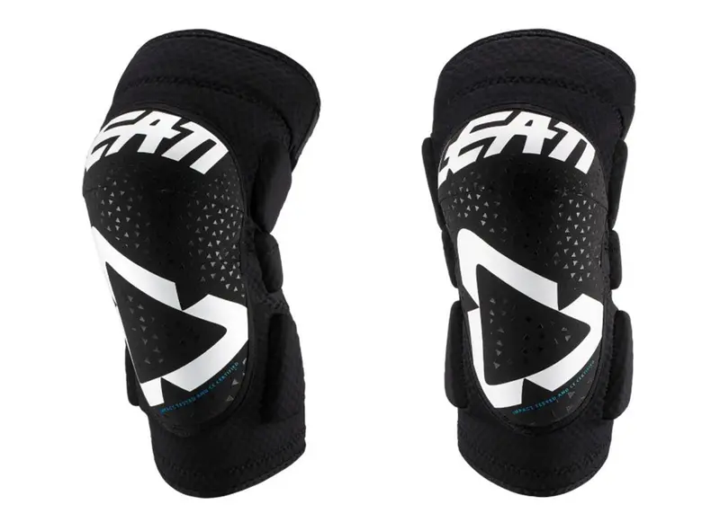 Leatt 3Df 5.0 Junior Knee Guard - White-Black 1