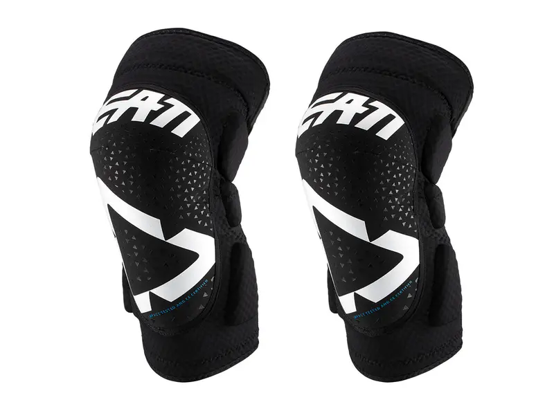 Leatt 3Df 5.0 Knee Guard - White-Black 1