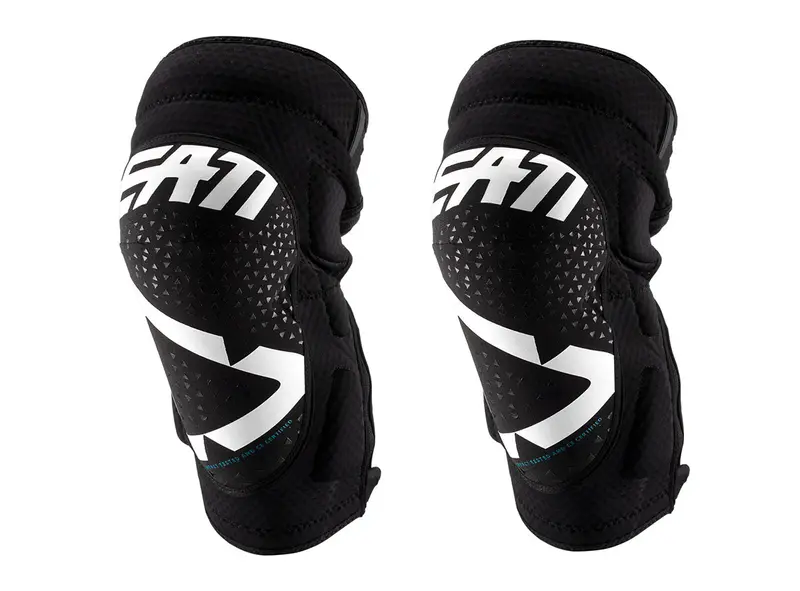 Leatt 3Df 5.0 Zip Knee Guard - White-Black 1
