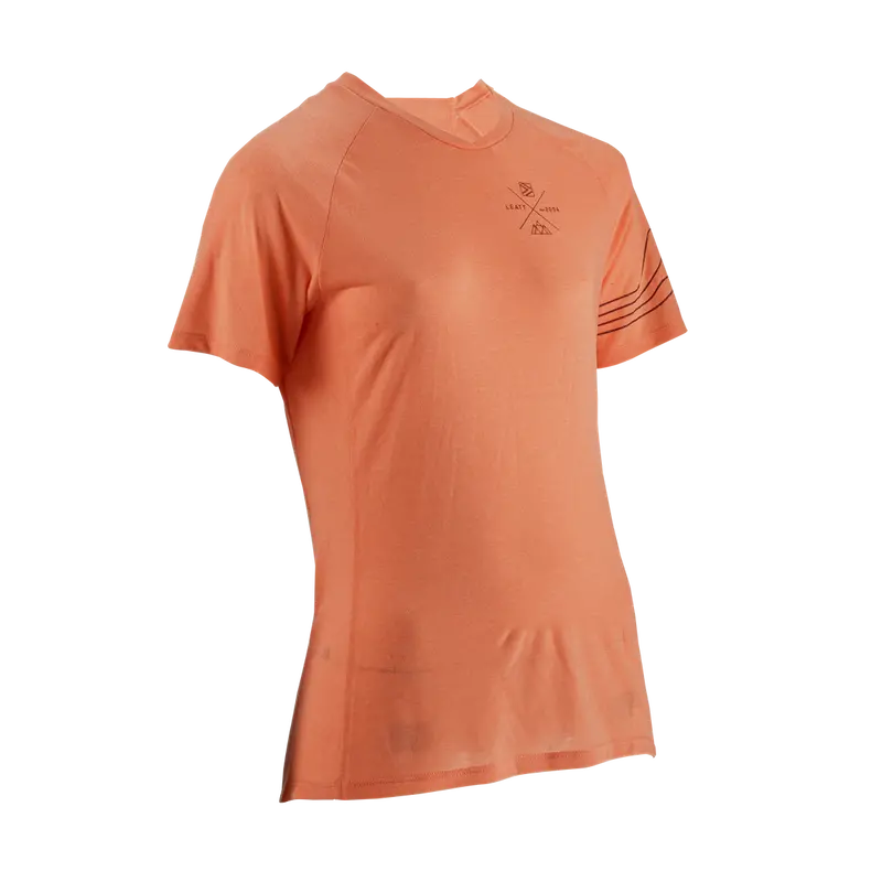 Leatt Allmtn 2.0 Short Sleeve Mtb Jersey - Womens - Peach - 2023 1