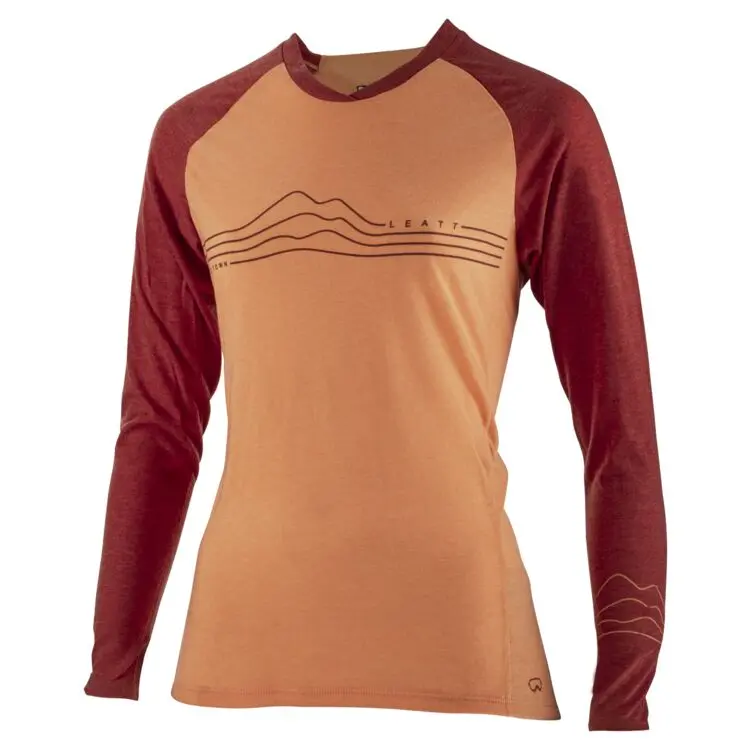 Leatt Allmtn 3.0 Long Sleeve Mtb Jersey - Womens - Peach - 2023 1