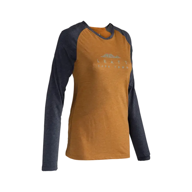 Leatt Allmtn 3.0 Long Sleeve Mtb Jersey - Womens - Peanut - 2024 1