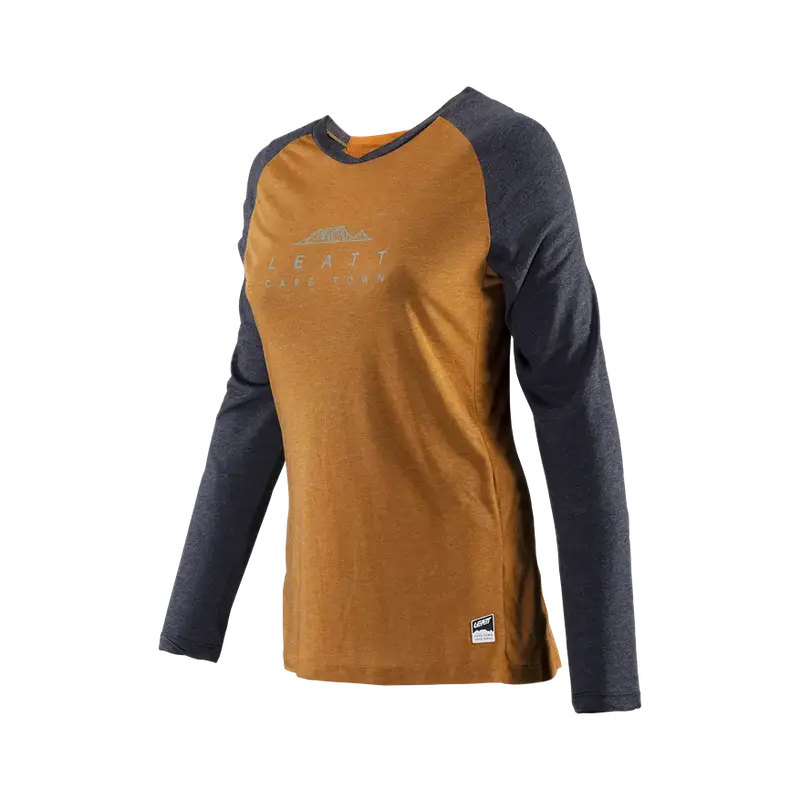 Leatt Allmtn 3.0 Long Sleeve Mtb Jersey - Womens - Peanut - 2024 4