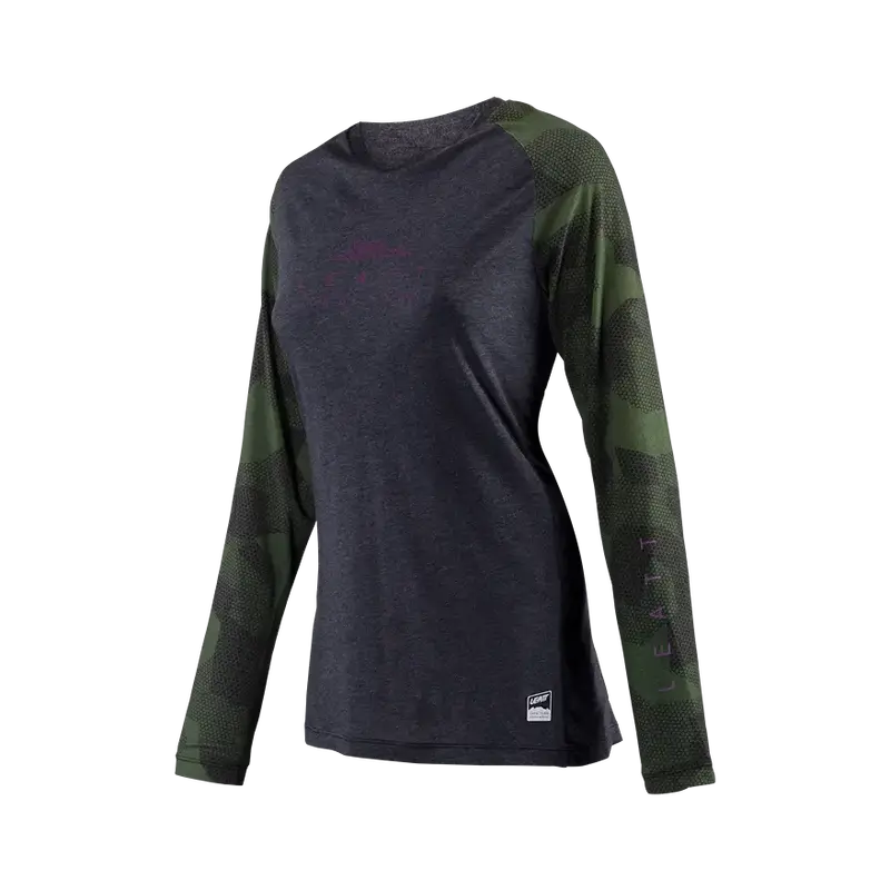 Leatt Allmtn 3.0 Long Sleeve Mtb Jersey - Womens - Spinach - 2024 3