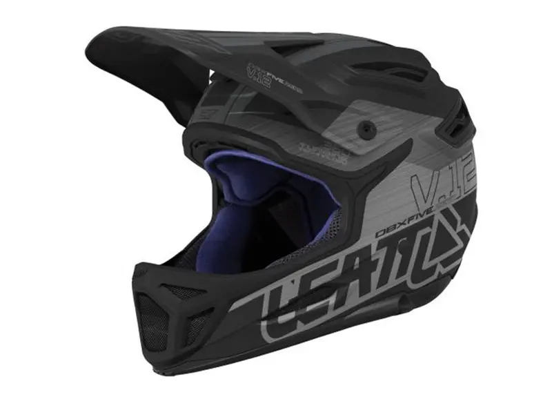 Leatt Dbx 5.0 V12 Full Face Helmet - Brushed 1