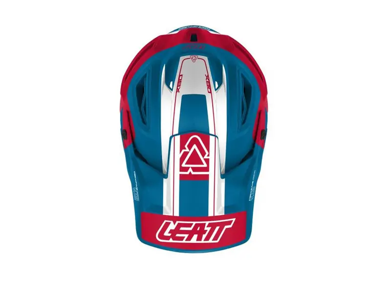 Leatt Dbx 5.0 V12 Full Face Helmet - Fuel Red 2