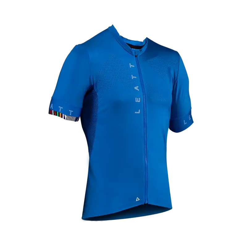 Leatt Endurance 5.0 Short Sleeve Mtb Jersey - Blue - 2024 1