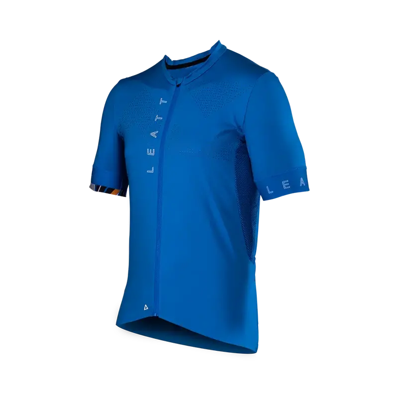 Leatt Endurance 5.0 Short Sleeve Mtb Jersey - Blue - 2024 3