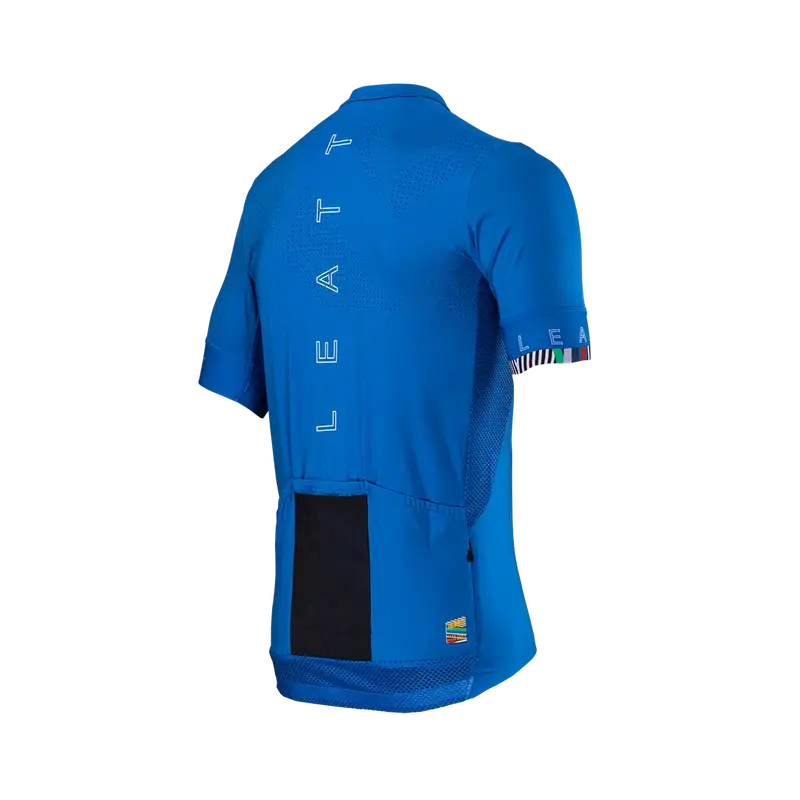 Leatt Endurance 5.0 Short Sleeve Mtb Jersey - Blue - 2024 5
