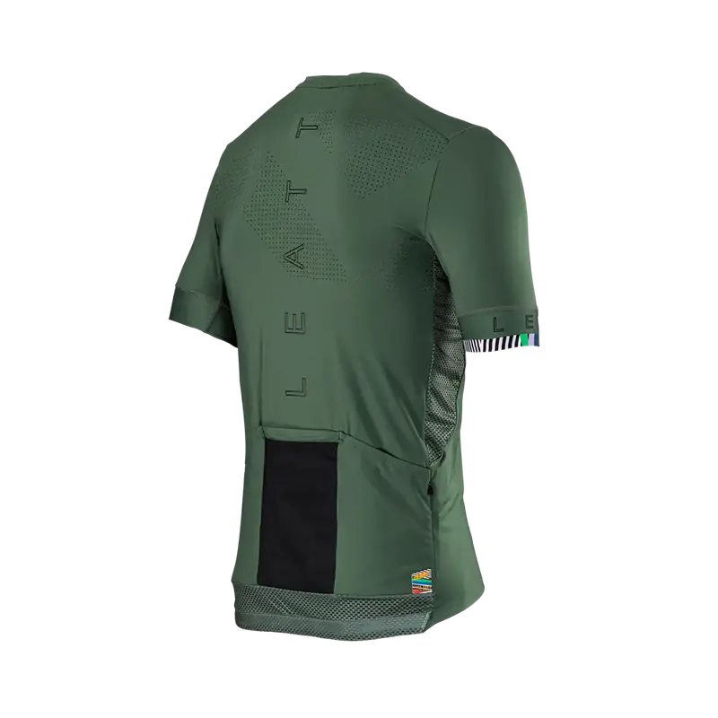 Leatt Endurance 5.0 Short Sleeve Mtb Jersey - Spinach - 2024 5