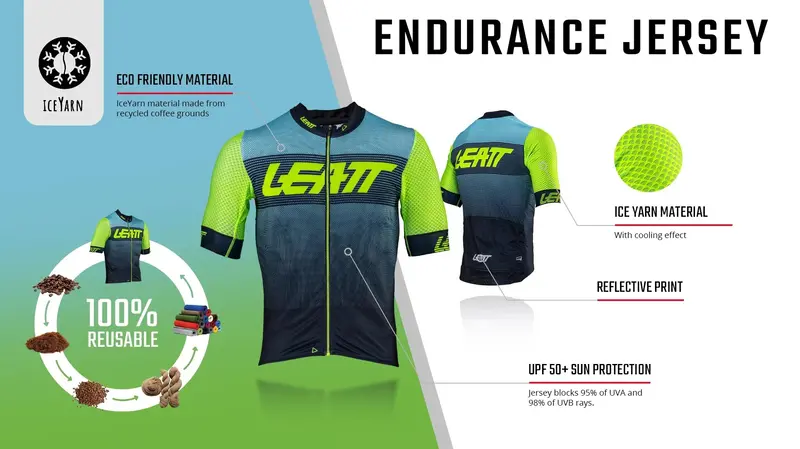 Leatt Endurance 5.0 Short Sleeve Mtb Jersey - Spinach - 2024 6