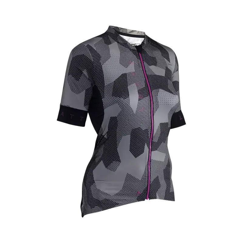 Leatt Endurance 5.0 Short Sleeve Mtb Jersey - Womens - Granite - 2024 1