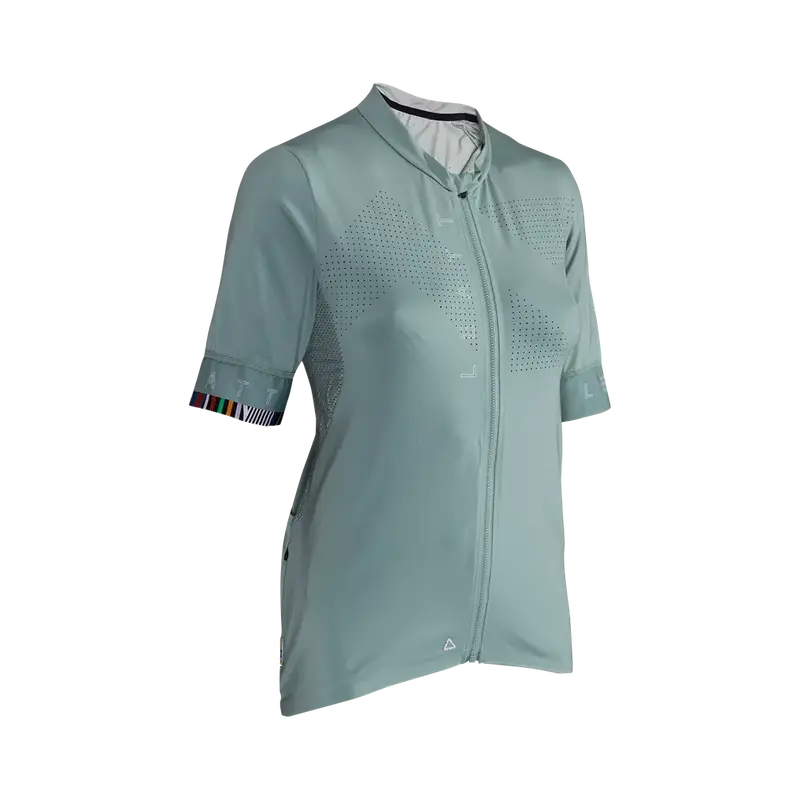 Leatt Endurance 5.0 Short Sleeve Mtb Jersey - Womens - Pistachio - 2024 1