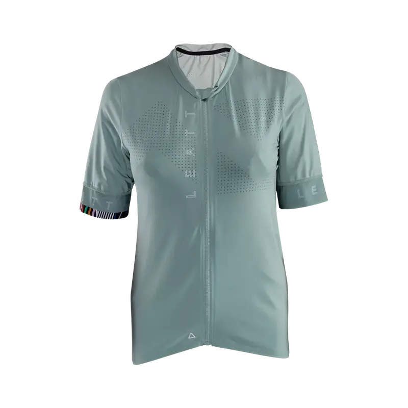 Leatt Endurance 5.0 Short Sleeve Mtb Jersey - Womens - Pistachio - 2024 2