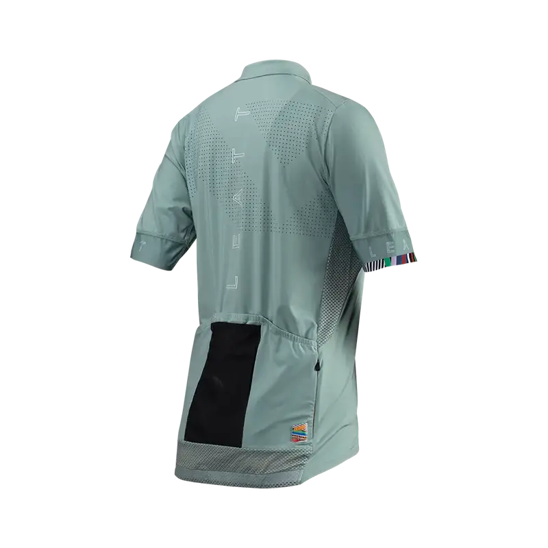 Leatt Endurance 5.0 Short Sleeve Mtb Jersey - Womens - Pistachio - 2024 5