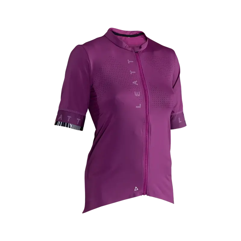 Leatt Endurance 5.0 Short Sleeve Mtb Jersey - Womens - Purple - 2024 1