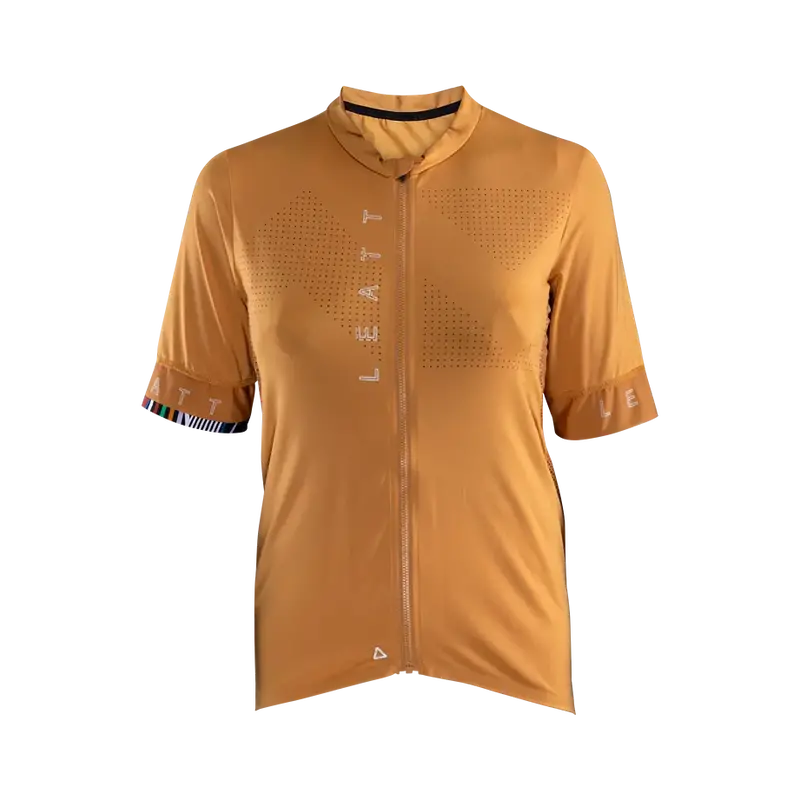 Leatt Endurance 5.0 Short Sleeve Mtb Jersey - Womens - Rust - 2024 2