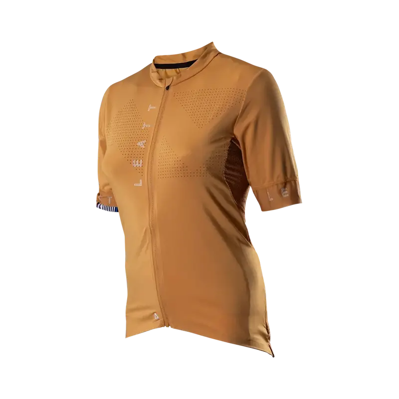 Leatt Endurance 5.0 Short Sleeve Mtb Jersey - Womens - Rust - 2024 3