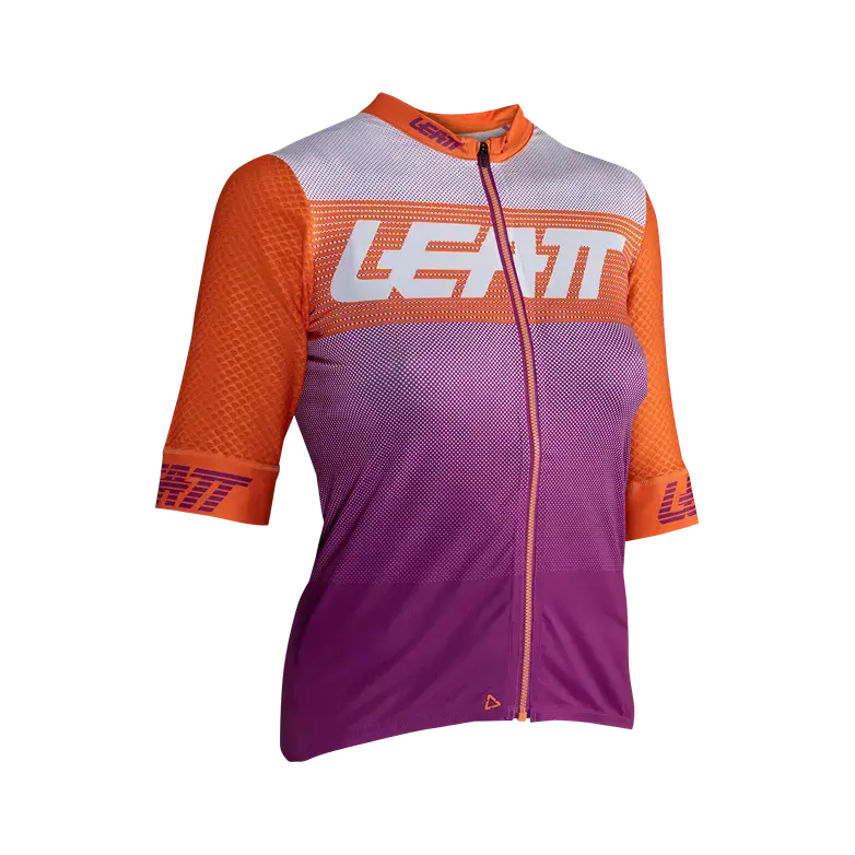 Leatt Endurance 6.0 Short Sleeve Mtb Jersey - Womens - Purple - 2024 1