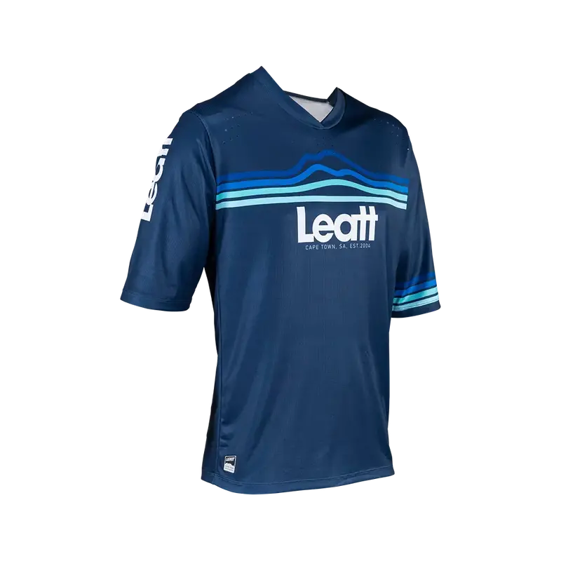 Leatt Enduro 3.0 Short Sleeve Mtb Jersey - Denim - 2024 1