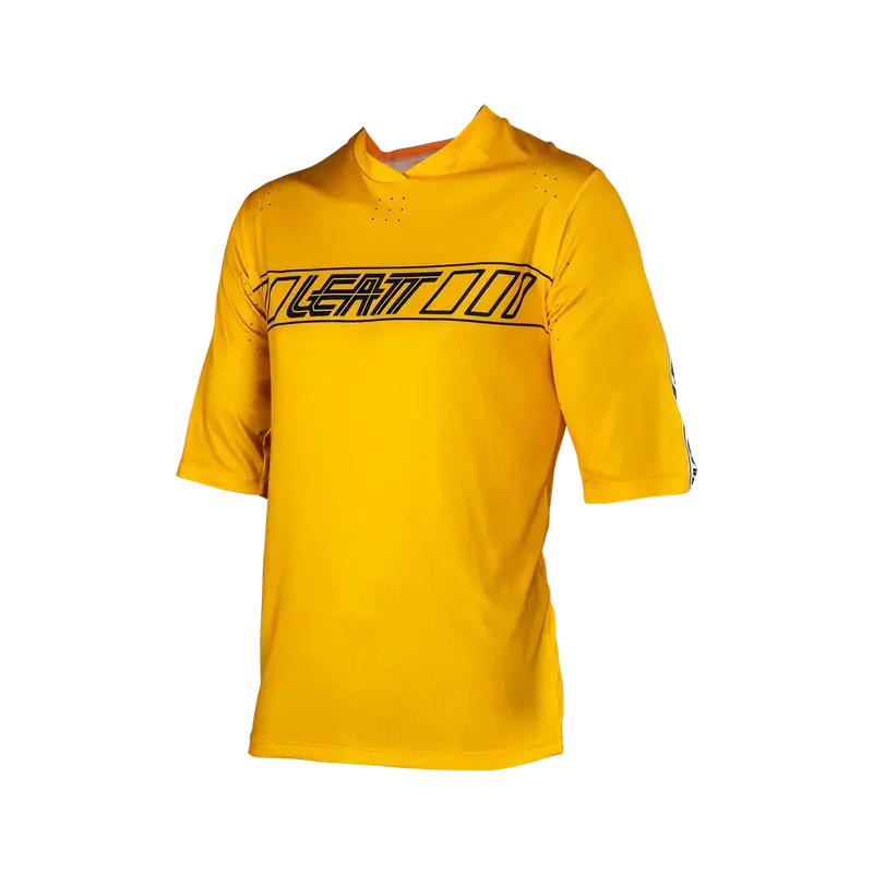 Leatt Enduro 3.0 Short Sleeve Mtb Jersey - Gold - 2024 2