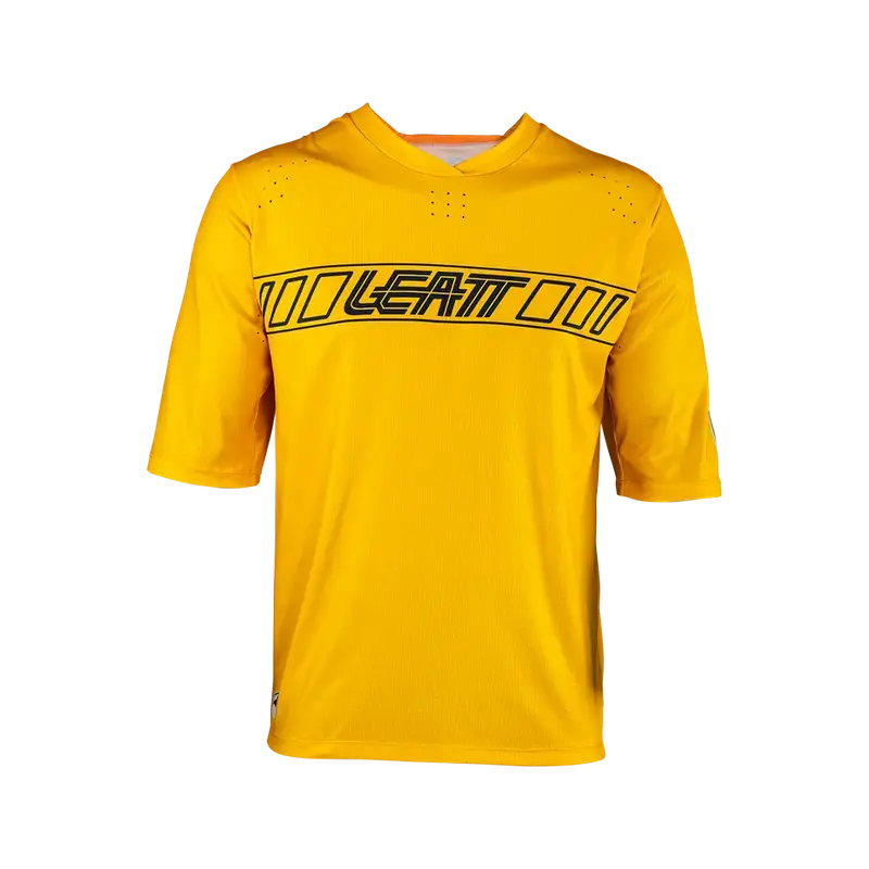 Leatt Enduro 3.0 Short Sleeve Mtb Jersey - Gold - 2024 3