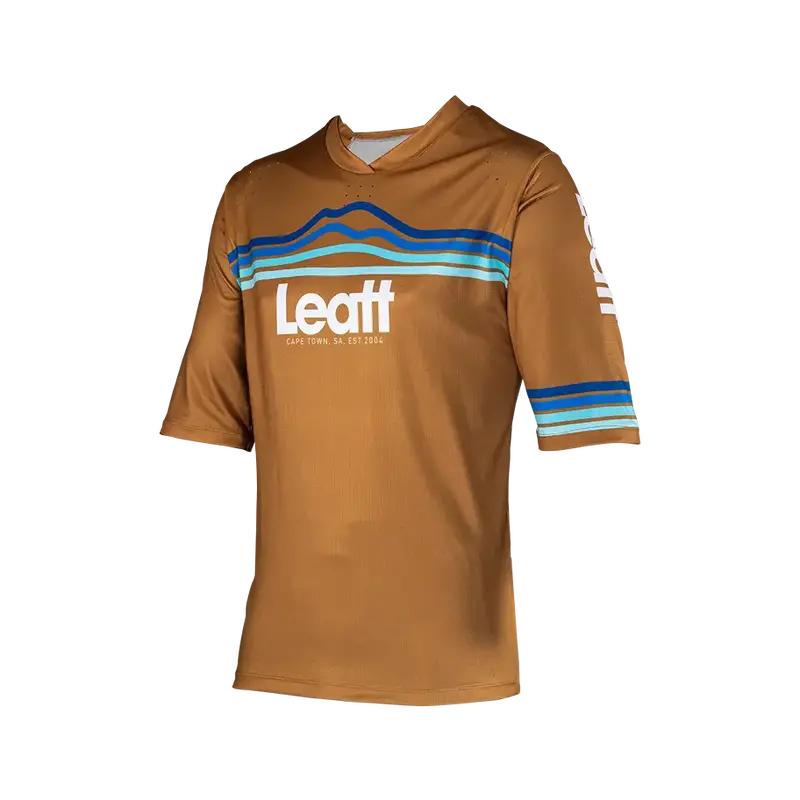Leatt Enduro 3.0 Short Sleeve Mtb Jersey - Peanut - 2024 3