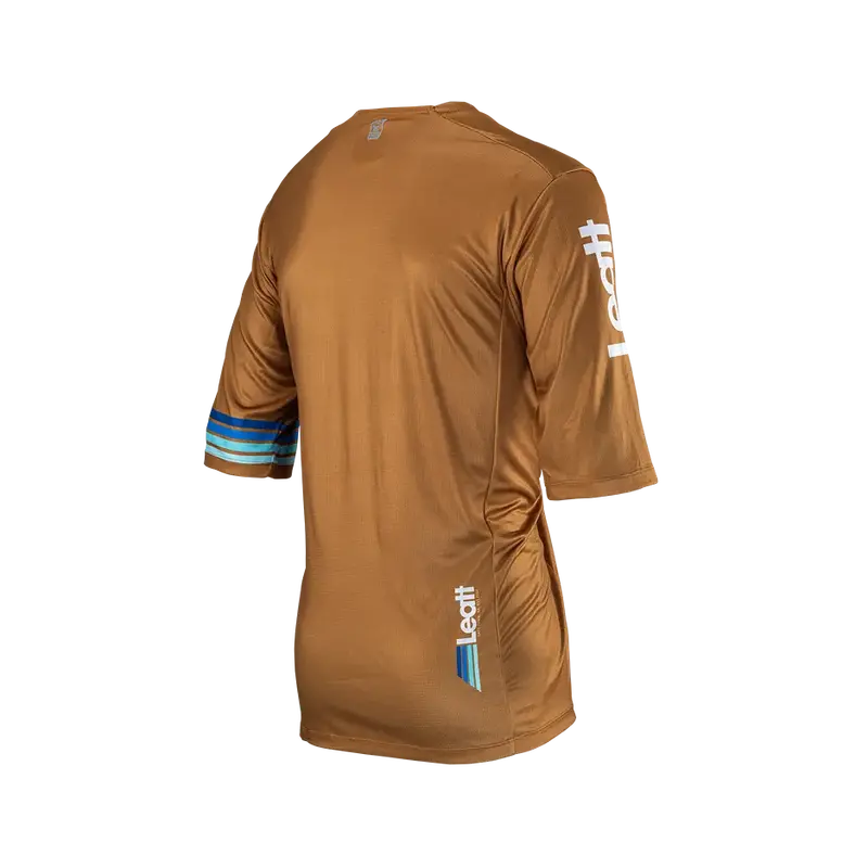 Leatt Enduro 3.0 Short Sleeve Mtb Jersey - Peanut - 2024 5