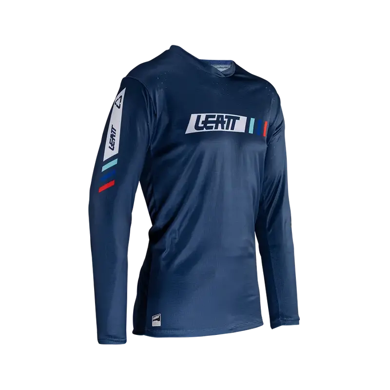 Leatt Enduro 4.0 Long Sleeve Mtb Jersey - Denim - 2024 1