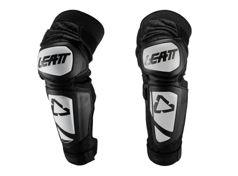Leatt Ext Junior Knee Guard - White-Black 1