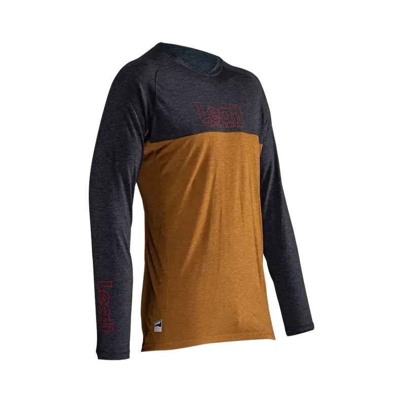 Leatt Gravity 2.0 Long Sleeve Mtb Jersey - Peanut - 2024 1