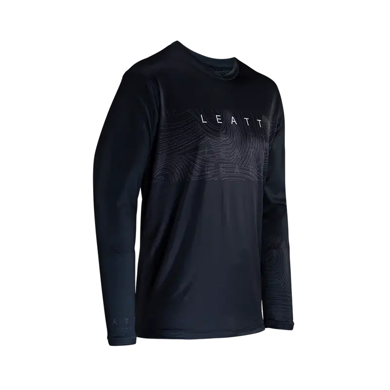 Leatt Gravity 3.0 Long Sleeve Mtb Jersey - Black - 2024 1