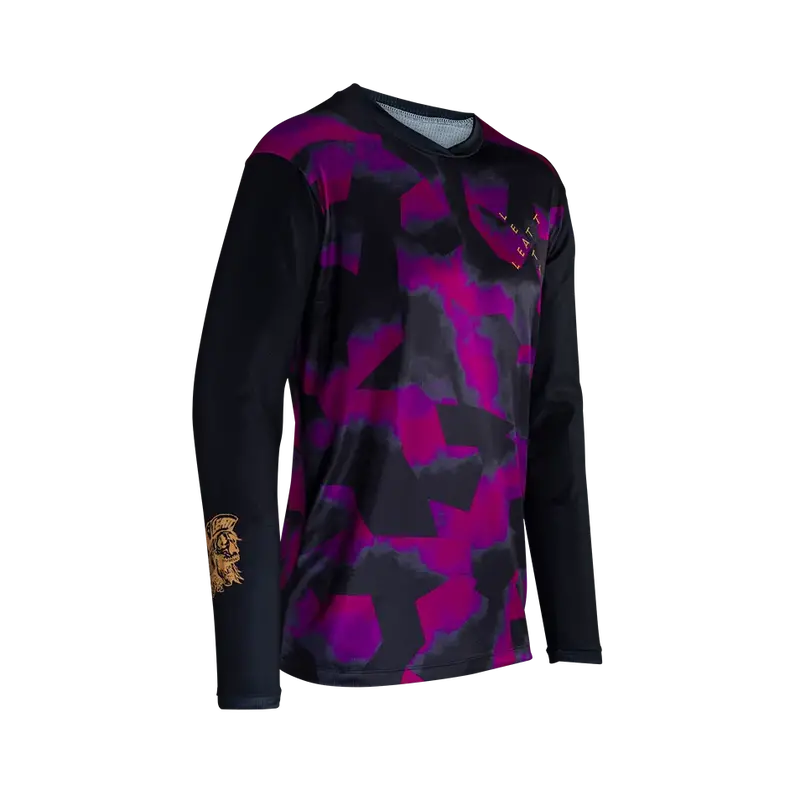 Leatt Gravity 3.0 Long Sleeve Mtb Jersey - Purple - 2024 1
