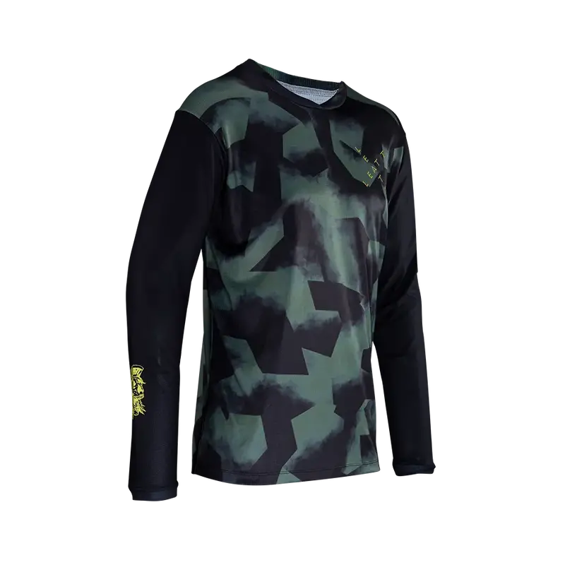 Leatt Gravity 3.0 Long Sleeve Mtb Jersey - Spinach - 2024 1