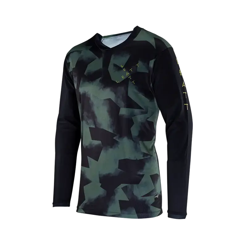 Leatt Gravity 3.0 Long Sleeve Mtb Jersey - Spinach - 2024 4