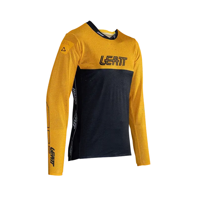 Leatt Gravity 4.0 Long Sleeve Mtb Jersey - Gold - 2024 1
