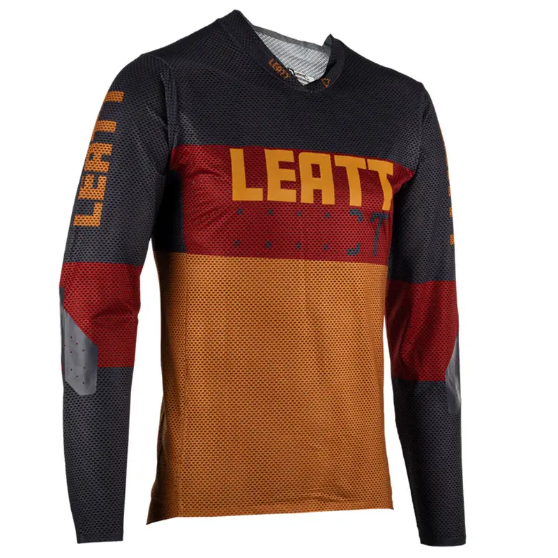 Leatt Gravity 4.0 Long Sleeve Mtb Jersey - Suede - 2023 1