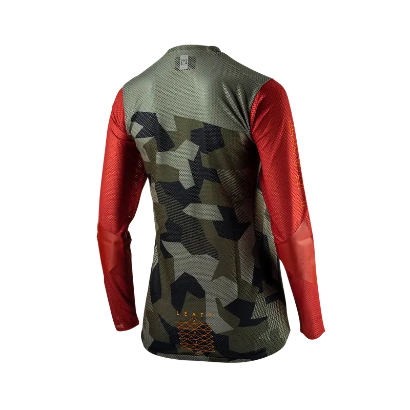 Leatt Gravity 4.0 Long Sleeve Mtb Jersey - Womens - Camo - 2023 4