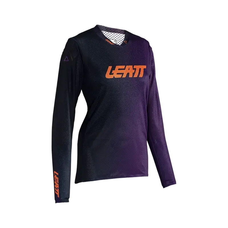 Leatt Gravity 4.0 Long Sleeve Mtb Jersey - Womens - Purple - 2024 1