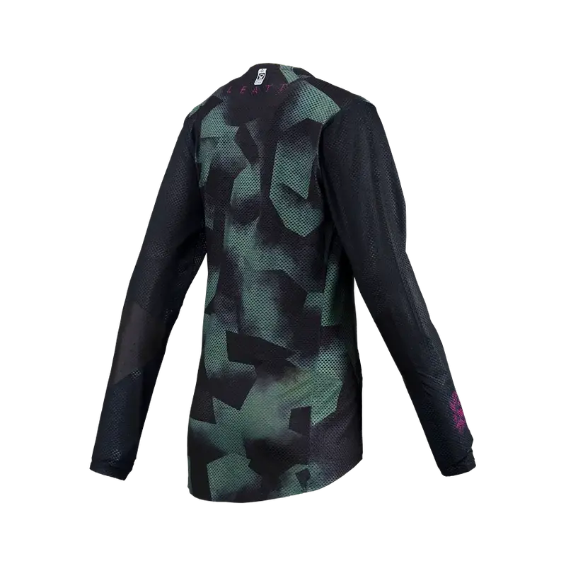 Leatt Gravity 4.0 Long Sleeve Mtb Jersey - Womens - Spinach - 2024 2