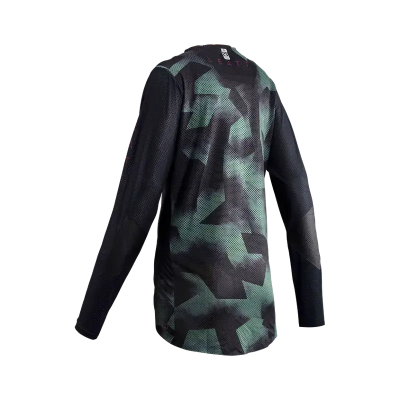 Leatt Gravity 4.0 Long Sleeve Mtb Jersey - Womens - Spinach - 2024 5