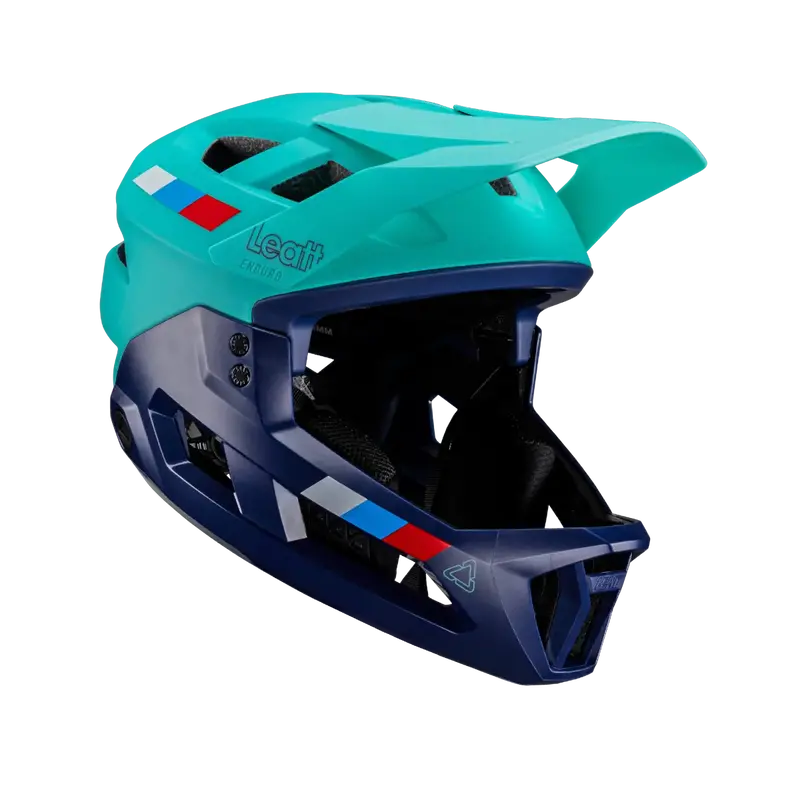 Leatt Mtb Enduro 2.0 Full Face Helmet - Junior - Aqua - 2024 1