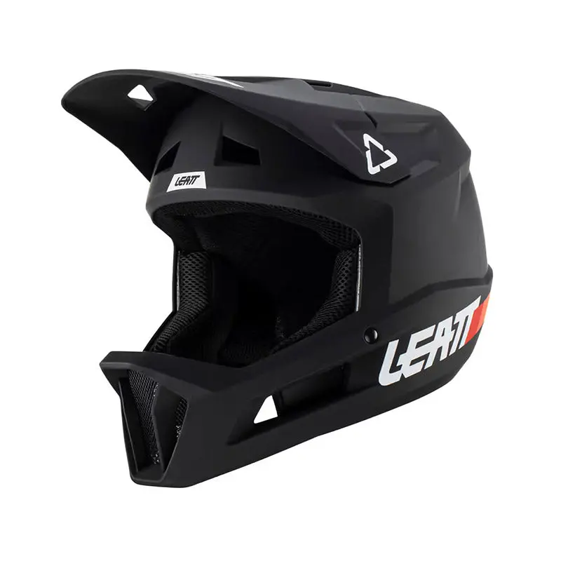 Leatt Mtb Gravity 1.0 Full Face Helmet - Black - 2025 1