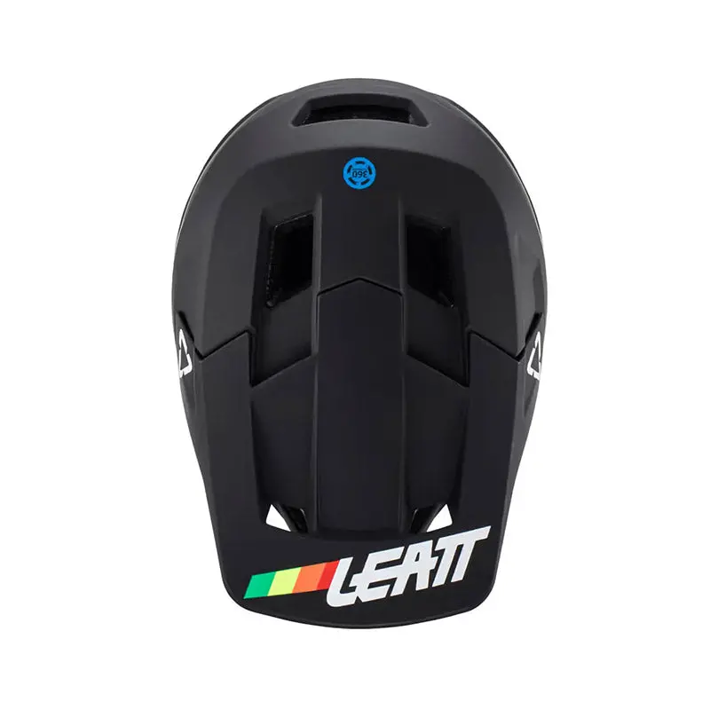 Leatt Mtb Gravity 1.0 Full Face Helmet - Black - 2025 3