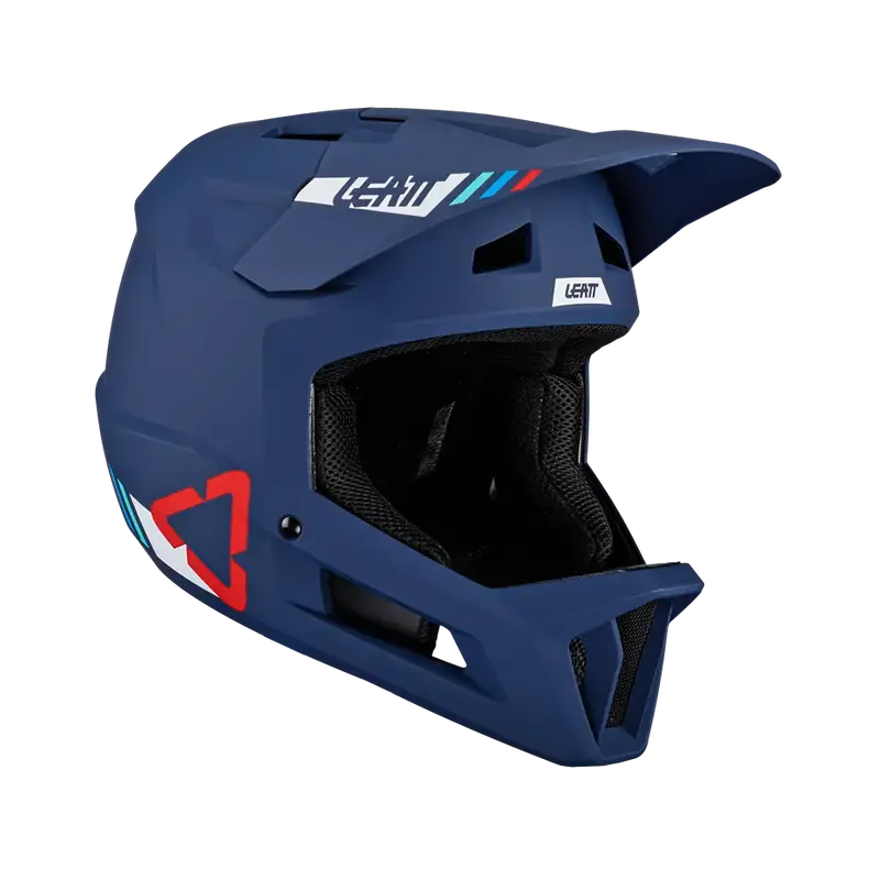 Leatt Mtb Gravity 1.0 Full Face Helmet - Blue - 2024 1