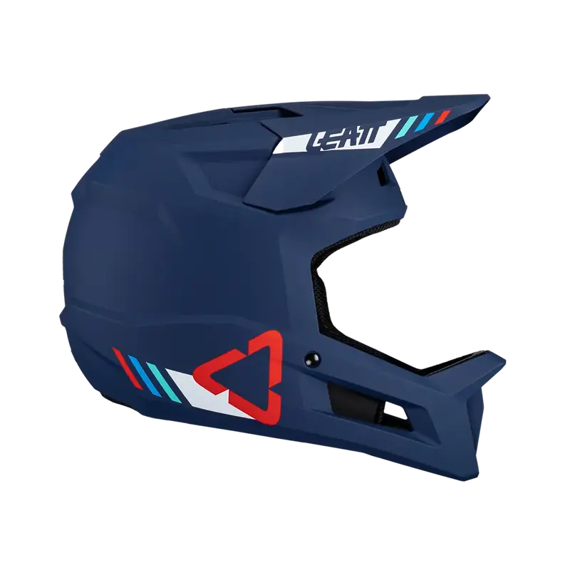 Leatt Mtb Gravity 1.0 Full Face Helmet - Blue - 2024 3