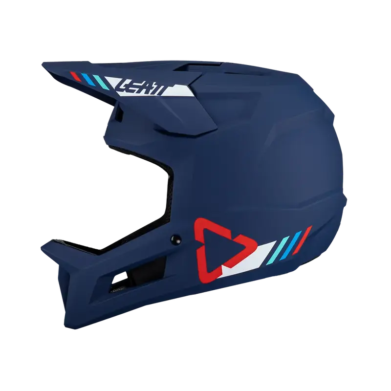 Leatt Mtb Gravity 1.0 Full Face Helmet - Blue - 2024 4