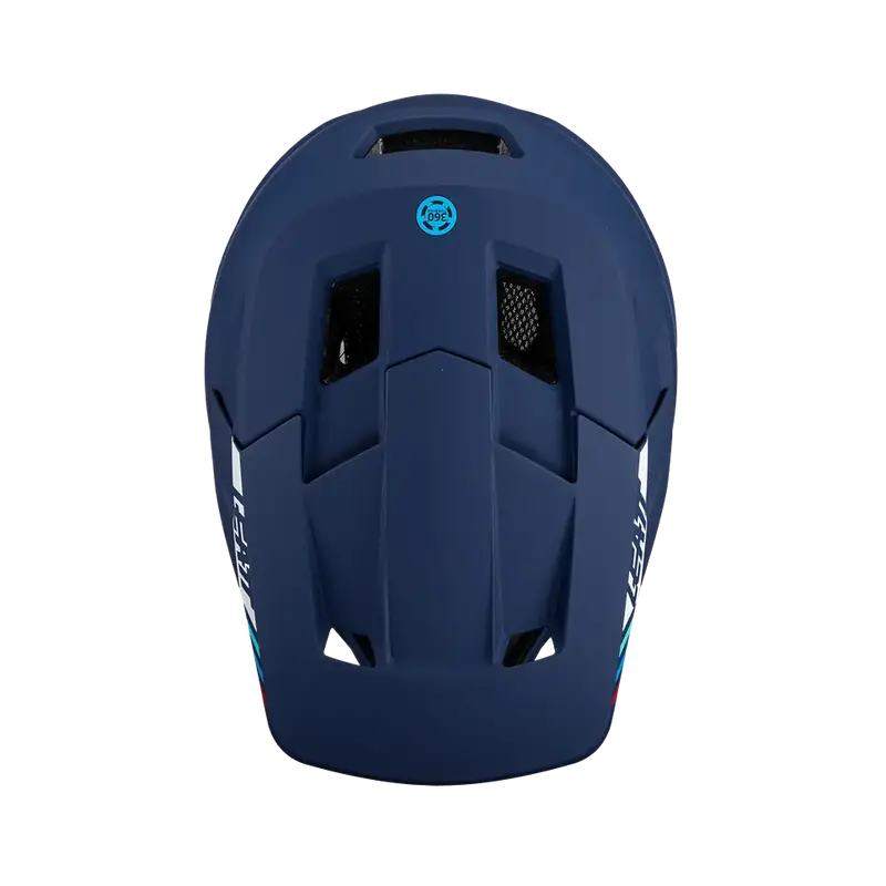 Leatt Mtb Gravity 1.0 Full Face Helmet - Blue - 2024 5