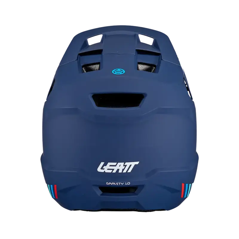 Leatt Mtb Gravity 1.0 Full Face Helmet - Blue - 2024 6