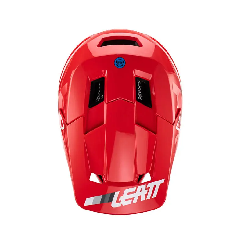 Leatt Mtb Gravity 1.0 Full Face Helmet - Fire - 2023 3